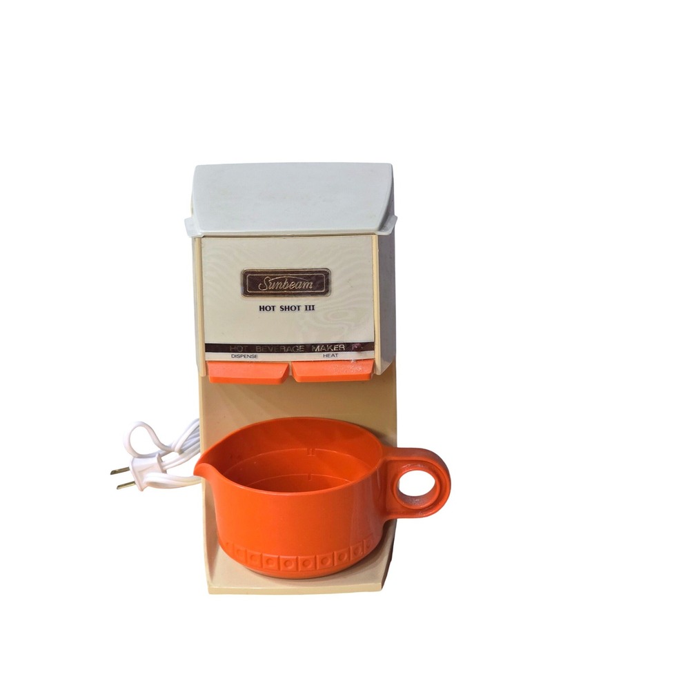 Sunbeam Hot Shot III Hot Beverage Maker‎ 17-16 Water Tea Coffee 1984 USA Tested